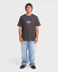 Rotor Diamond Premium Short Sleeve Knit Graphic T-Shirt - Raven
