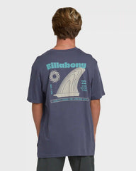 Single Fin Premium Short Sleeve T-Shirt - Graystone