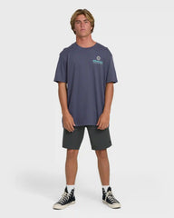 Single Fin Premium Short Sleeve T-Shirt - Graystone