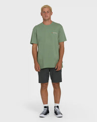 Making Tracks Premium Short Sleeve Knit T-Shirt - Hedge Green