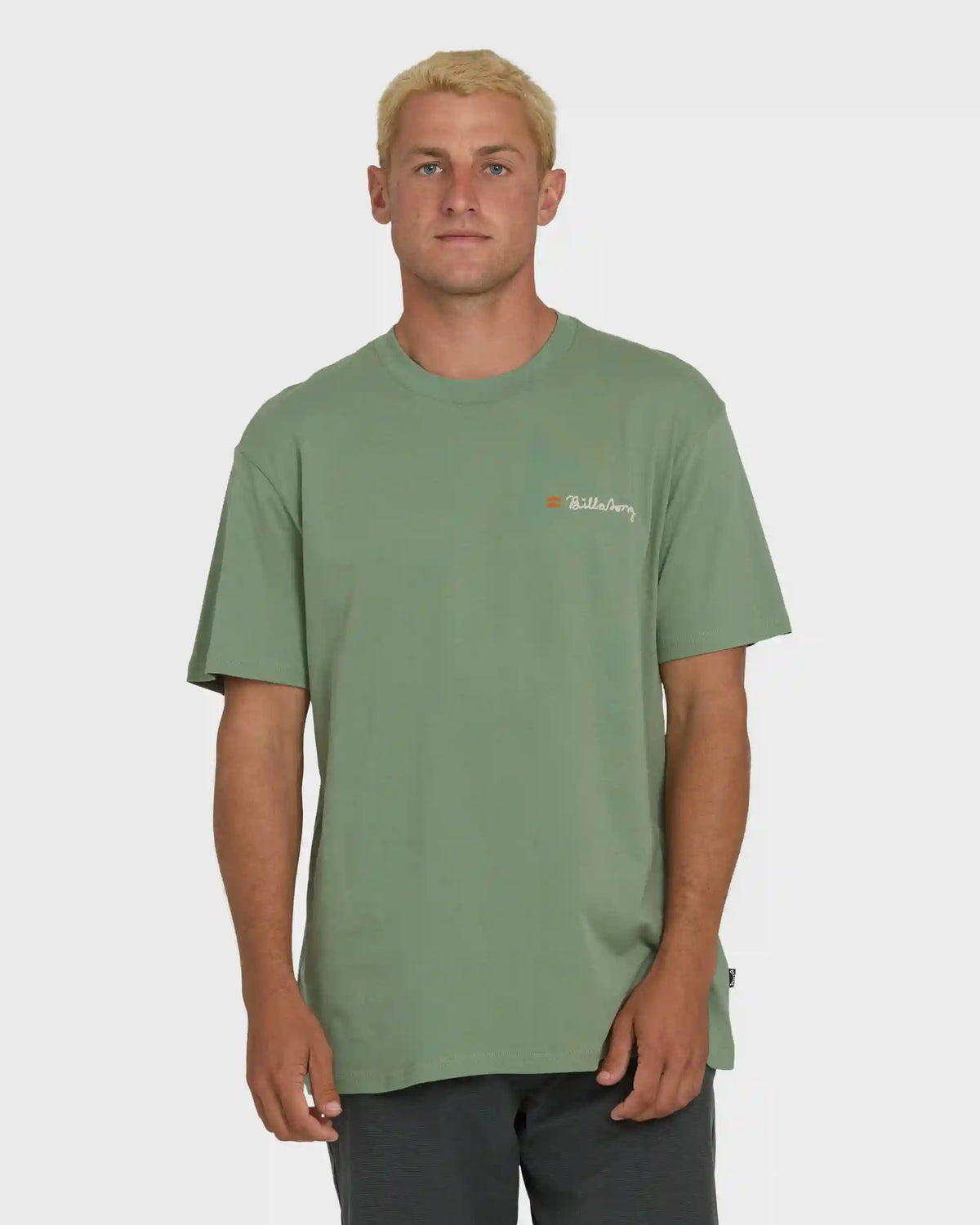 Making Tracks Premium Short Sleeve Knit T-Shirt - Hedge Green
