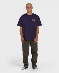 Bad Dog Tonedawg OG Short Sleeve Knit T-Shirt - Purple Velvet