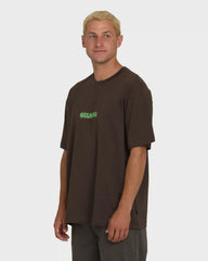 Marrow OG Short Sleeve Knit T-Shirt - Chocolate Brown