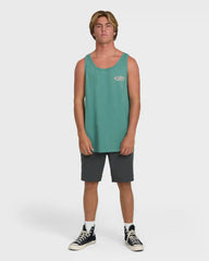 Heritage Arch Premium Tank Top - Deep Sea