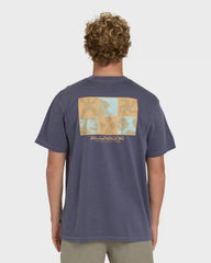 Glyph Wave Washed Premium Short Sleeve Cotton T-Shirt - Greystone