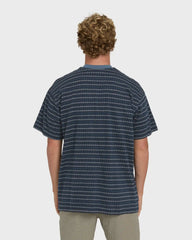 Garage Sandon Short Sleeve Knit T-Shirt - True Navy