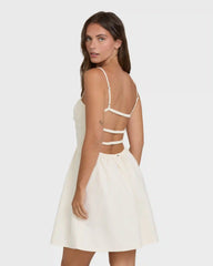Suns Out Mini Dress - White Cap