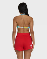Vacay Forever Knit Shorts - Fiesta Red