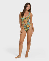 Des Tropiques One-piece Swimsuit - Black Multi