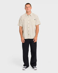 Vista Short Sleeve Woven Shirt - Off White