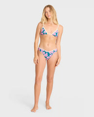 Mahalo Baby Mini Slide Triangle Bikini Top - Deep Lagoon