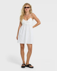 Jia Knit Mini Dress - Salt Crystal