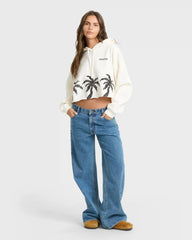 Spring Break Pullover Hoodie - Salt Crystal