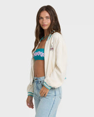 Sea Friends Bomber Jacket - White Cap