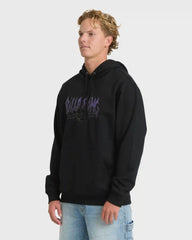 Tribal Pullover Hoodie - Black