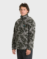 A/Div Boundary Mock Neck Half-Zip Sweatshirt - Black