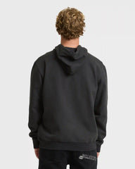 Bad Dog Shrapnel Pullover Hoodie - Washed Black