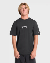 All Day Wave Loose Fit Short Sleeve Surf Tee - Black