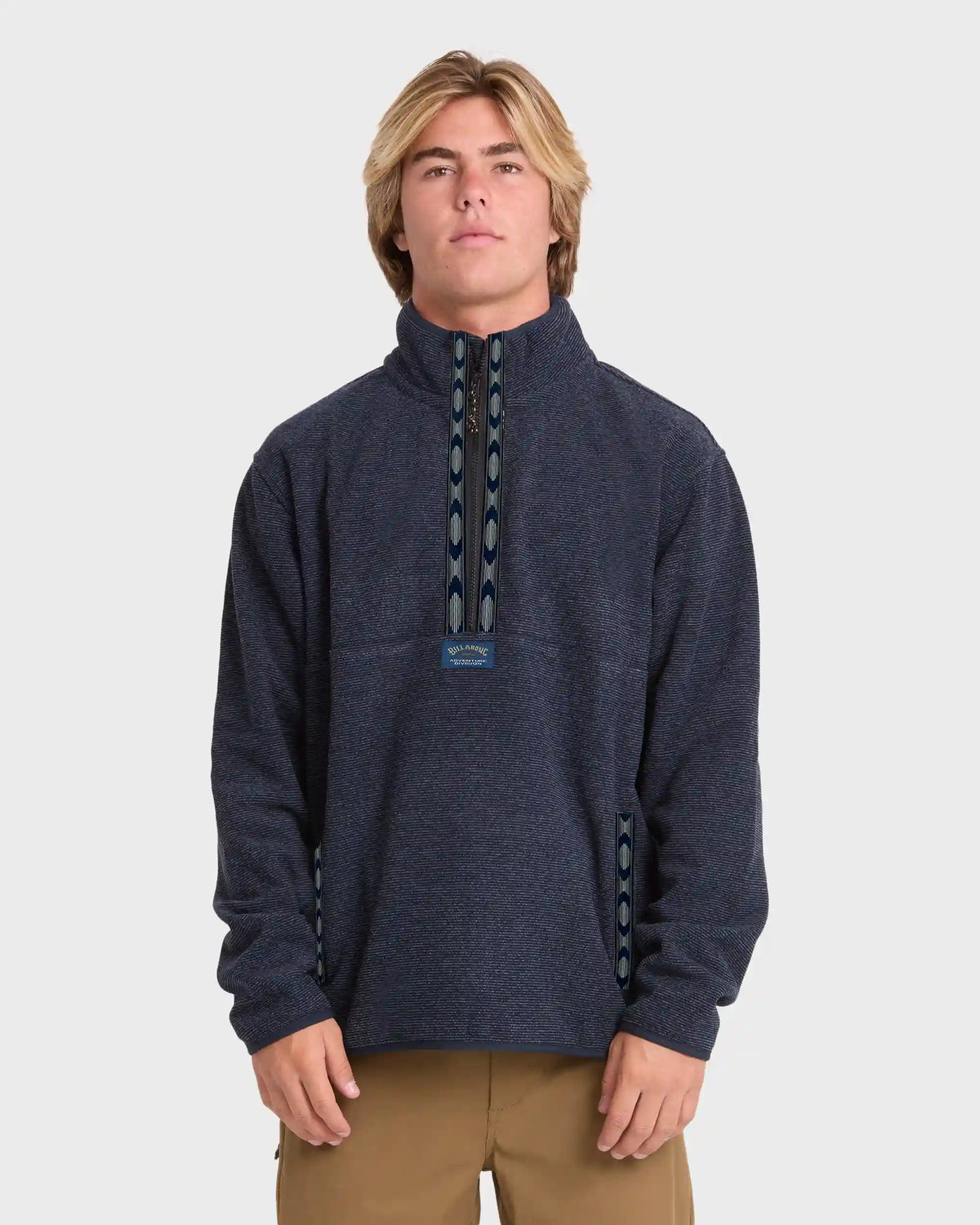Frontier Mockneck Quarter-Zip Fleece - True Navy