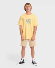 Twinny Premium Short Sleeve Knit T-Shirt - Raffia
