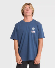 Portal Premium Short Sleeve Knit T-Shirt - Dark Denim