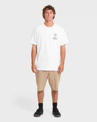 Portal Premium Short Sleeve Knit T-Shirt - Off White