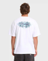 Biscus OG Short Sleeve Cotton T-Shirt - White