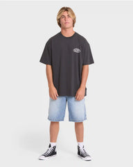 Bad Dog OG Short Sleeve Cotton T-Shirt - Washed Black