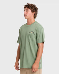 Foundry Premium Short Sleeve Cotton Graphic T-Shirt - Hedge Green
