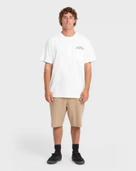Foundry Premium Short Sleeve Cotton Graphic T-Shirt - Off White