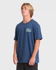 Runner Premium Short Sleeve Cotton T-Shirt - Dark Denim
