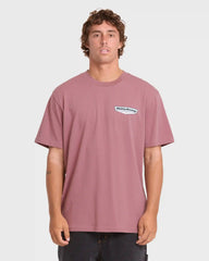 Snatch Premium Short Sleeve Knit Graphic T-Shirt - Red Dahlia