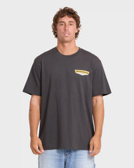 Snatch Premium Short Sleeve Knit Graphic T-Shirt - Raven