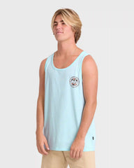 Hollow Premium Tank Top - Coastal Blue