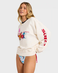 Lottie Hall Crewneck Sweatshirt - Salt Crystal