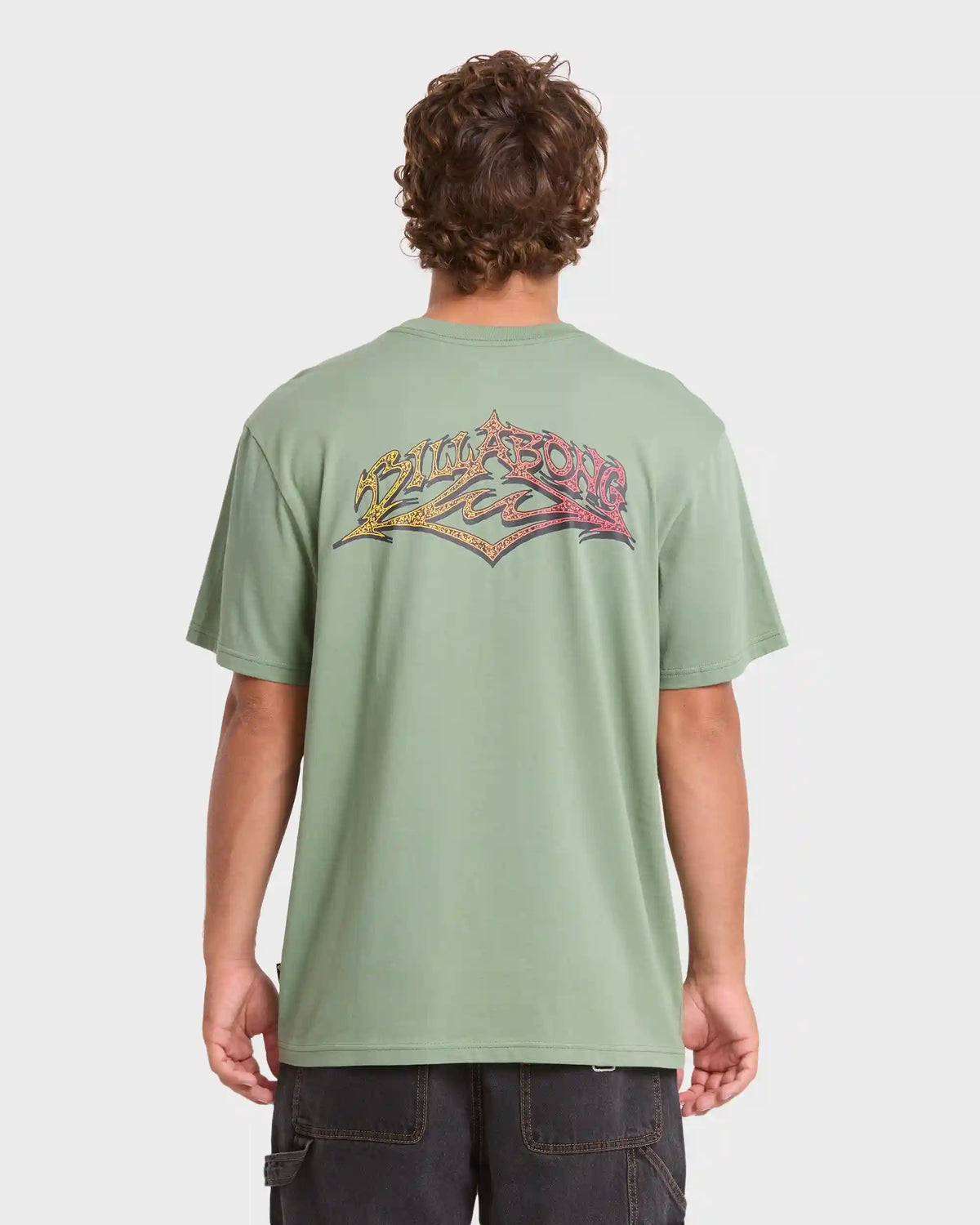 Reverse Premium Short Sleeve Cotton T-Shirt - Hedge Green