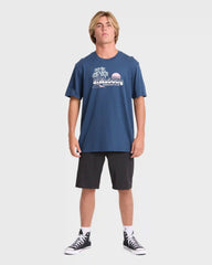 Check Out Premium Short Sleeve Knit T-Shirt - Dark Denim