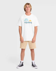 Check Out Premium Short Sleeve Knit T-Shirt - Off White