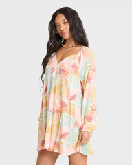 Sweet Dreamer Mini Dress - Orange Multi