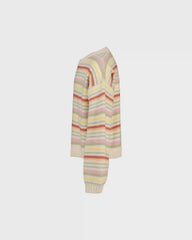 Girls Palm Viva Stripe Sweater
