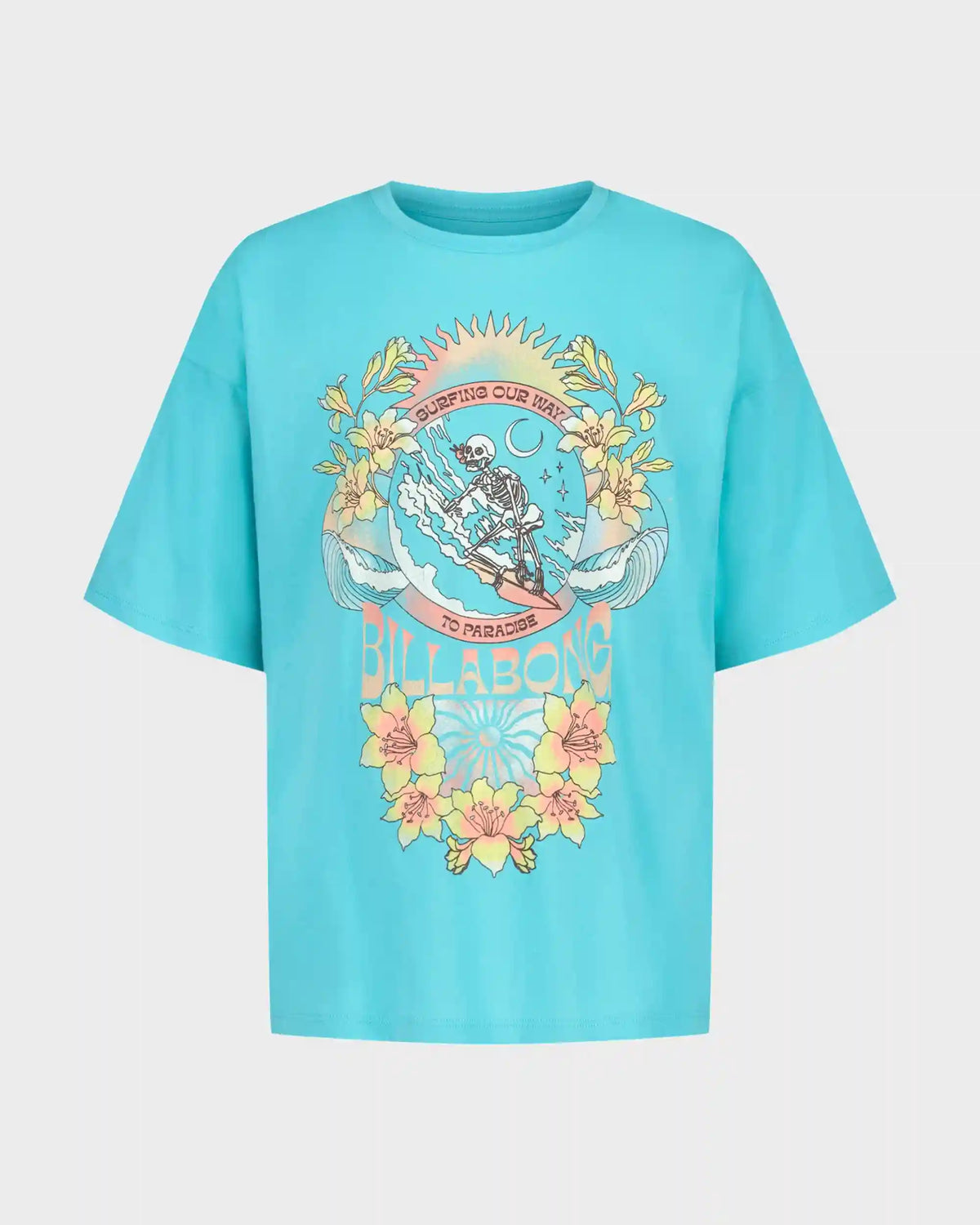 Girls Surfing Oversized T-Shirt