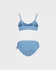 Girls Botanic Blues Bikini Set