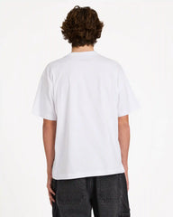 Tribal Diamonds Short Sleeve Knit T-Shirt - White